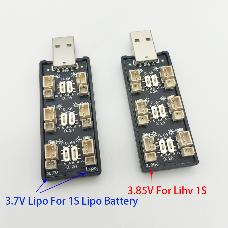 6CH USB 1S LiPo/LiHv 3,7 V/4,2 – Drone Battery Adapter Bewertung und Preis