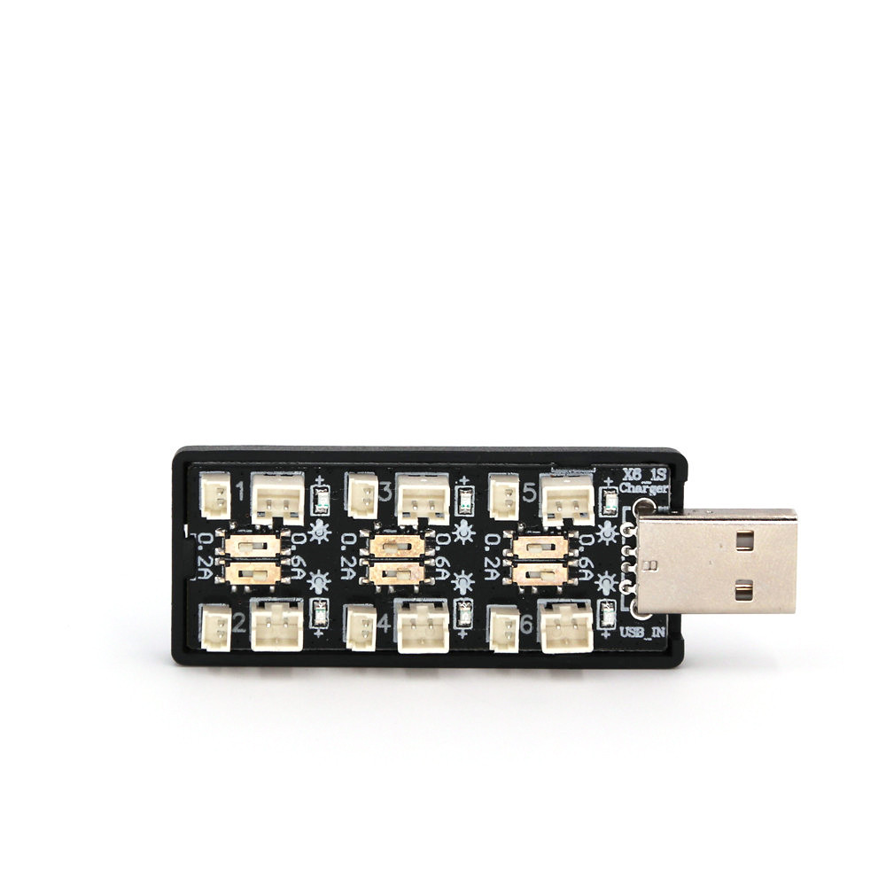 6CH USB 1S LiPo/LiHv 3,7 V/4,2 – Drone Battery Adapter Bewertung und Preis
